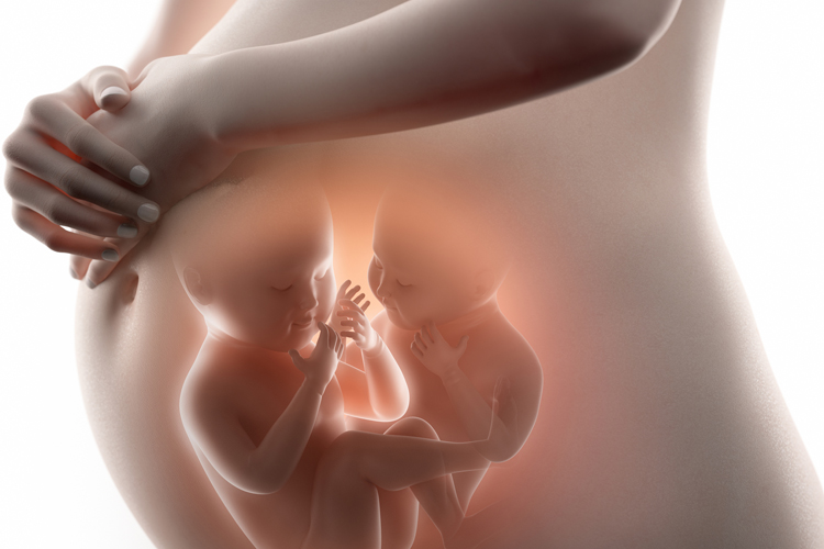 two twins in a spiritual womb