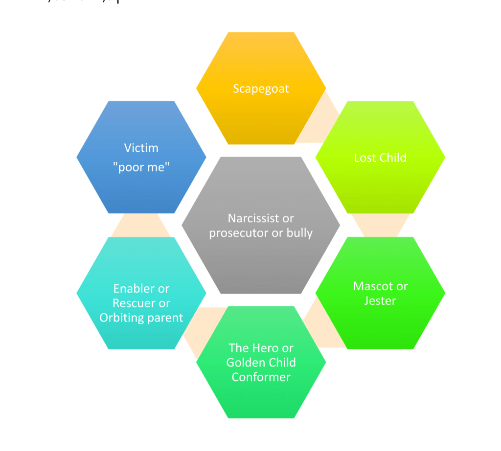 7 Narcissistic Family Roles