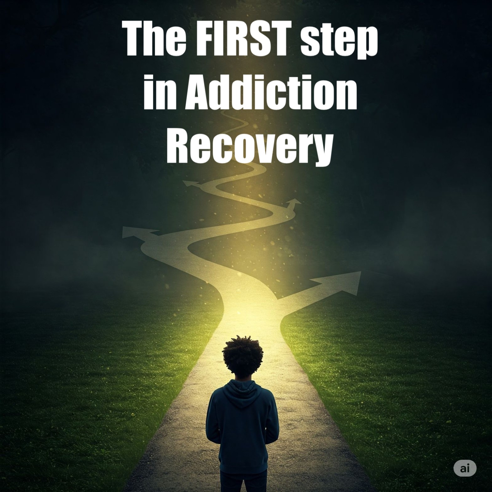 The first step in addiction recovery