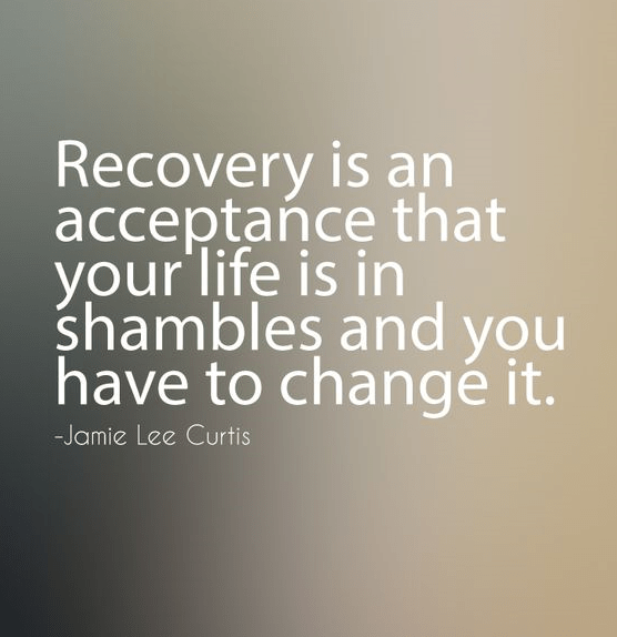 Finding Acceptance for Recovery
